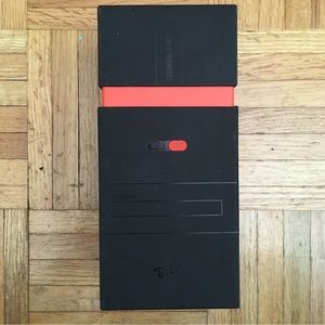 Ray ban box only 7.3/8”x3.3/8x3.3/8”